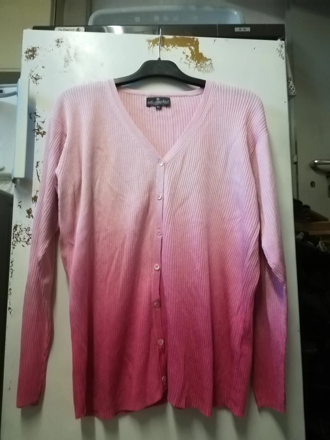 Gilet en dégradé Rose étiquette T.XL (imperfections)